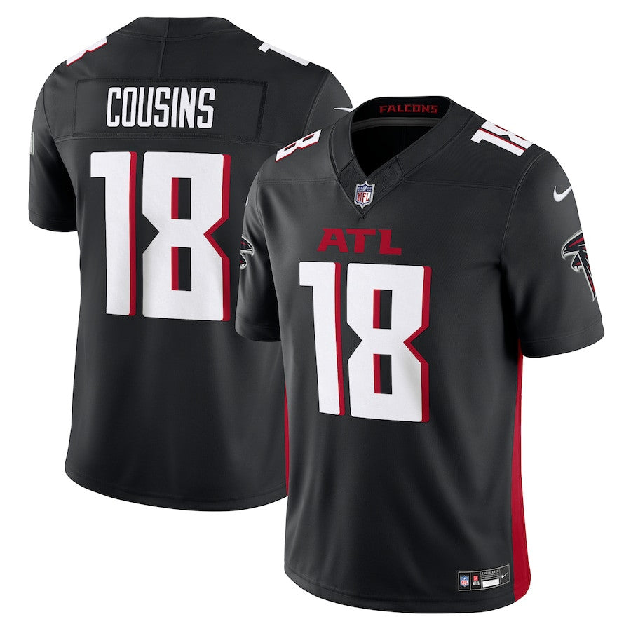 Kirk Cousins Atlanta Falcons Vapor F.U.S.E. Limited Jersey - Black football jersey product view 1