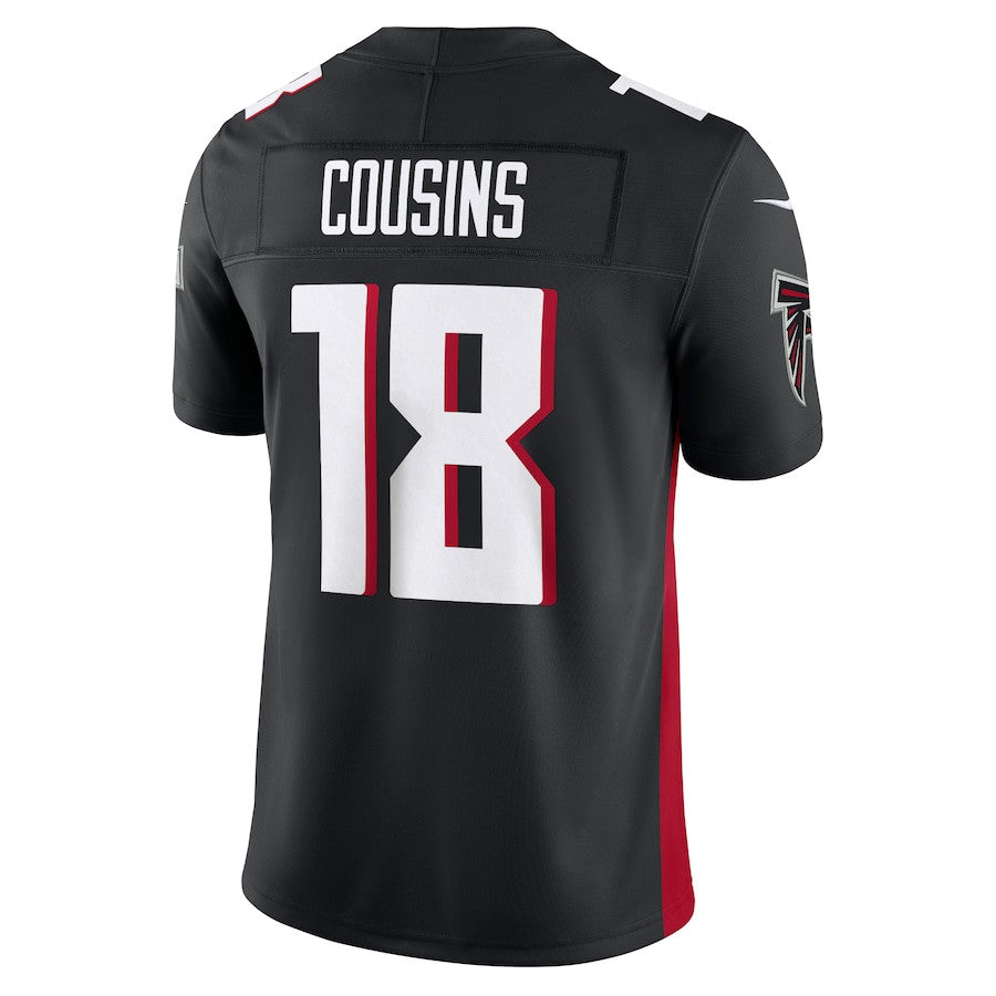Kirk Cousins Atlanta Falcons Vapor F.U.S.E. Limited Jersey - Black football jersey product view 3