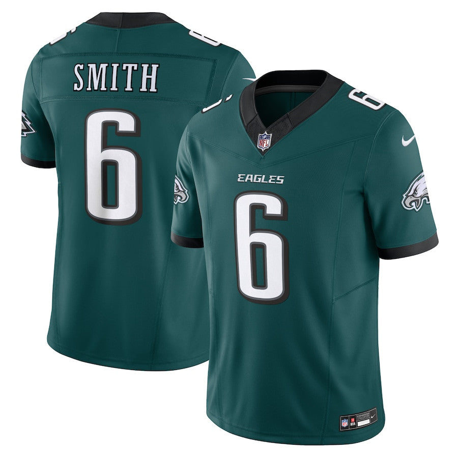 DeVonta Smith Philadelphia Eagles Vapor F.U.S.E. Limited Jersey - Midnight Green football jersey product view 1
