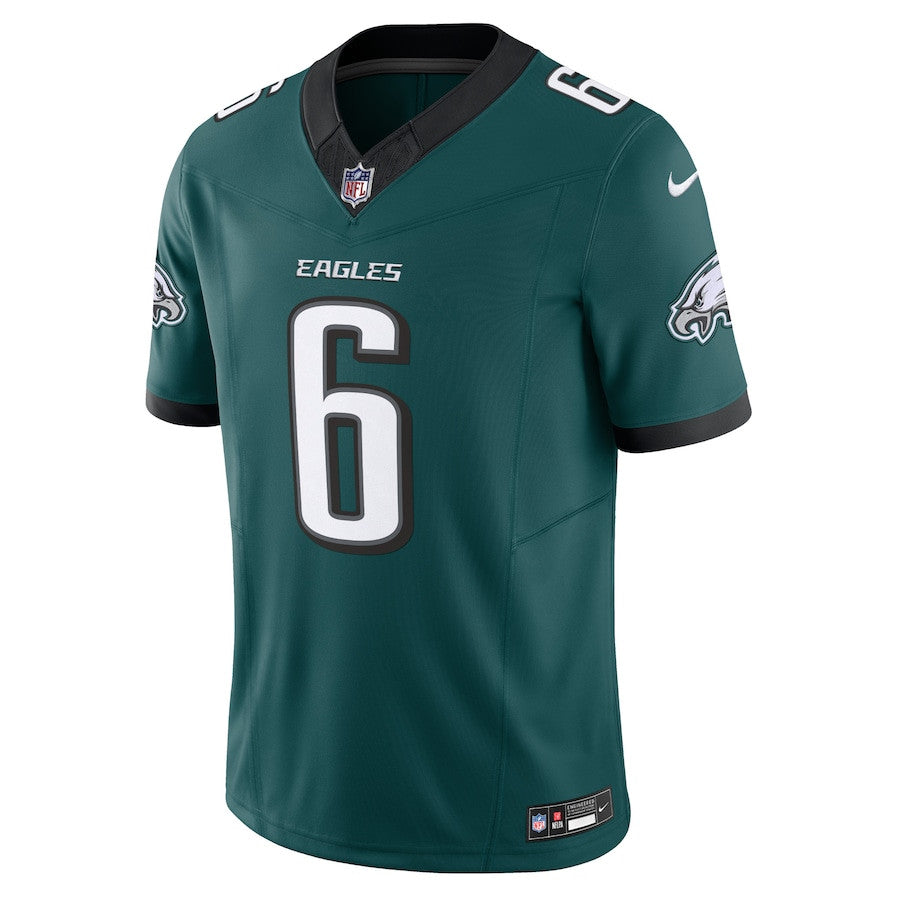 DeVonta Smith Philadelphia Eagles Vapor F.U.S.E. Limited Jersey - Midnight Green football jersey product view 2
