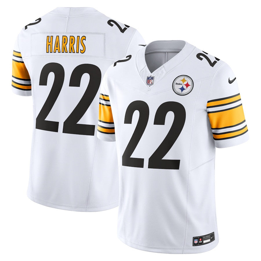 Najee Harris Pittsburgh Steelers Vapor F.U.S.E. Limited Jersey - White football jersey product view 1