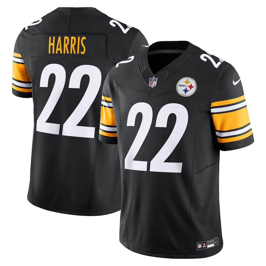 Najee Harris Pittsburgh Steelers Vapor F.U.S.E. Limited Jersey - Black football jersey product view 1