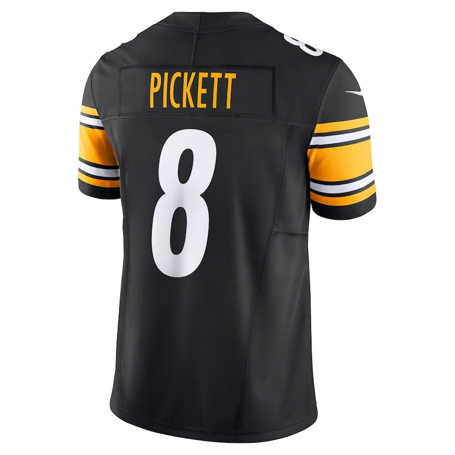 Kenny Pickett Pittsburgh Steelers Vapor F.U.S.E. Limited Jersey - Black football jersey product view 3