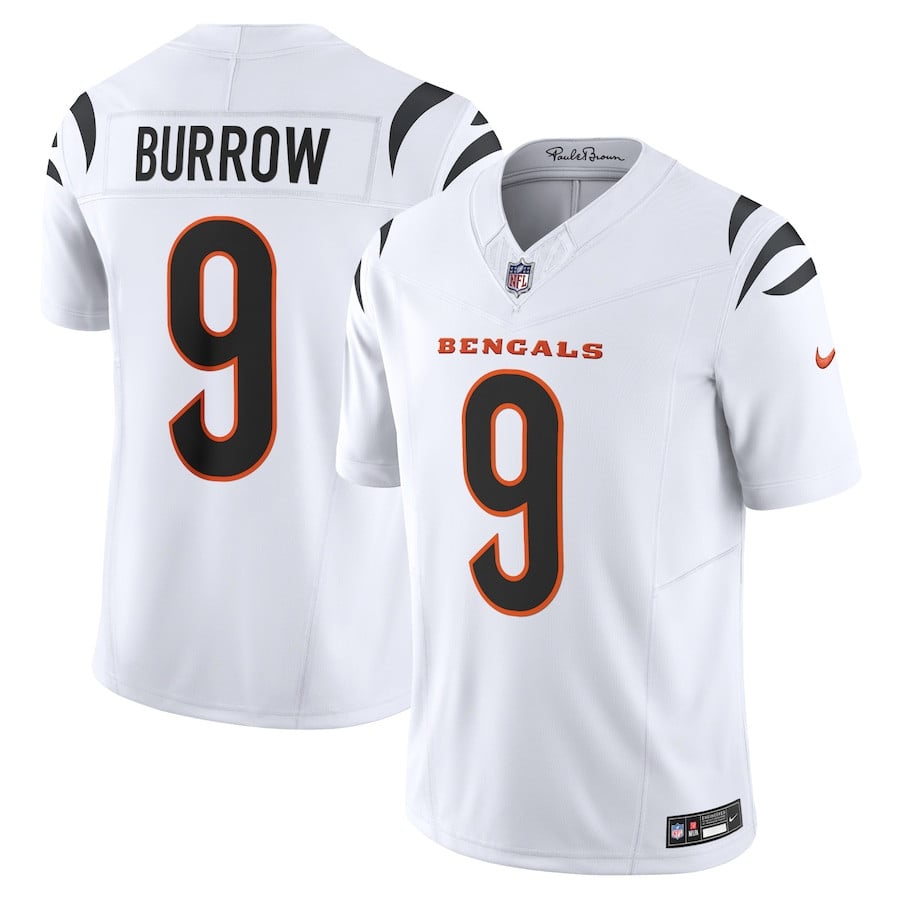 Joe Burrow Cincinnati Bengals Vapor F.U.S.E. Limited Jersey - White football jersey product view 1