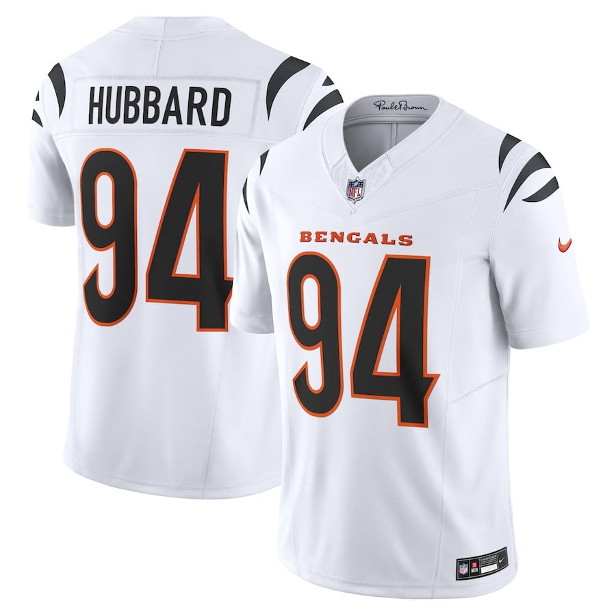 Sam Hubbard Cincinnati Bengals Vapor F.U.S.E. Limited Jersey - White football jersey product view 1