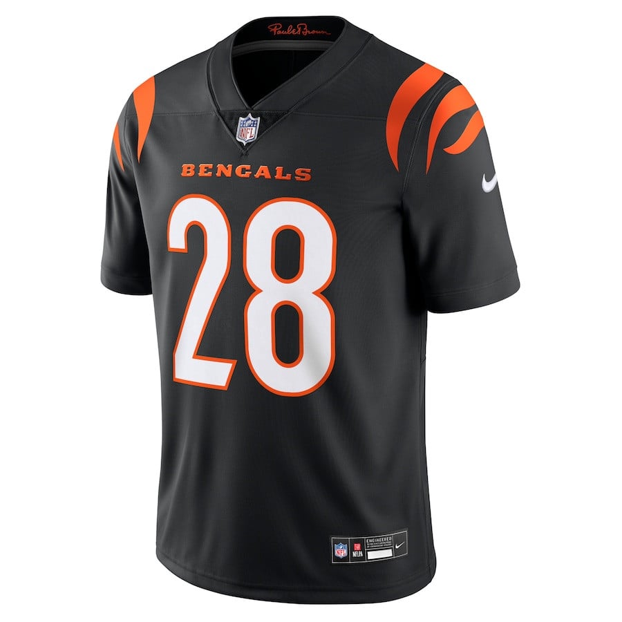 Joe Mixon Cincinnati Bengals Vapor Untouchable Limited Jersey - Black football jersey product view 2