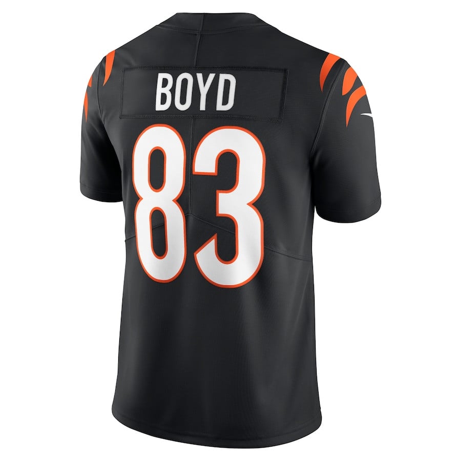 Tyler Boyd Cincinnati Bengals Vapor Limited Jersey - Black football jersey product view 3
