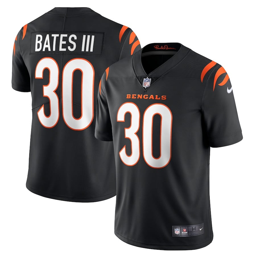 Jessie Bates III Cincinnati Bengals Vapor Limited Jersey - Black football jersey product view 1