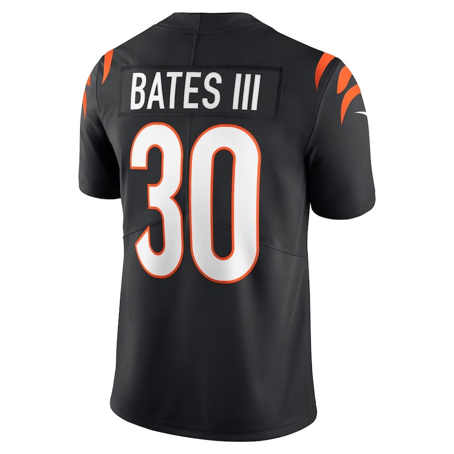 Jessie Bates III Cincinnati Bengals Vapor Limited Jersey - Black football jersey product view 3