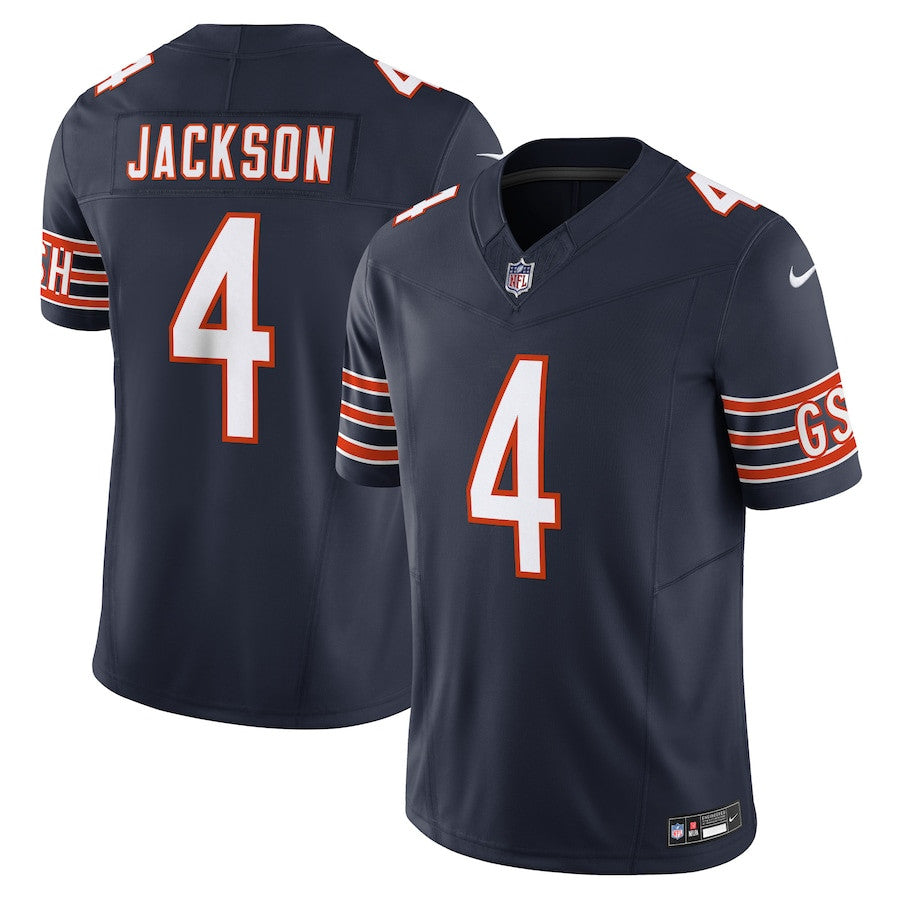Eddie Jackson Chicago Bears Vapor F.U.S.E. Limited Jersey - Navy football jersey product view 1