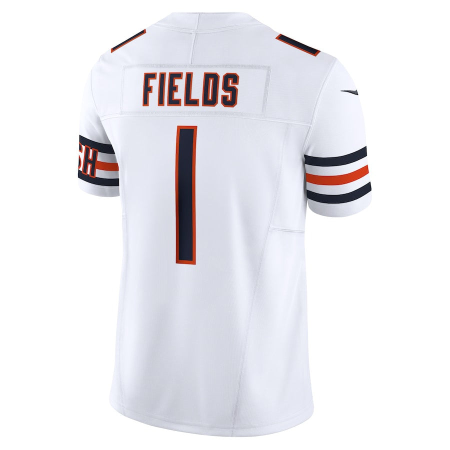 Justin Fields Chicago Bears Vapor F.U.S.E. Limited Jersey - White football jersey product view 3