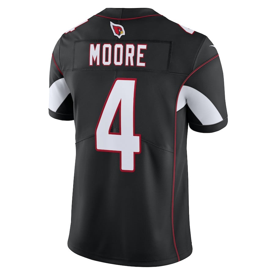 Rondale Moore Arizona Cardinals Alternate Vapor Limited Jersey - Black football jersey product view 3