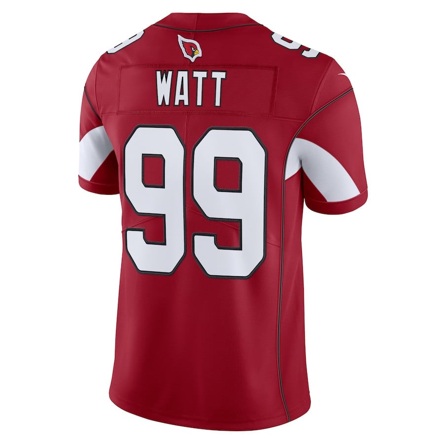 J.J. Watt Arizona Cardinals Vapor Limited Jersey - Cardinal football jersey product view 3