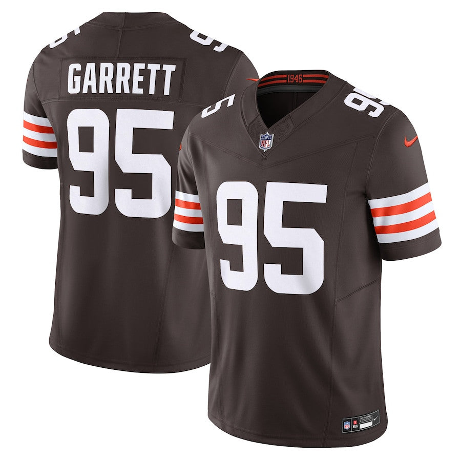 Myles Garrett Cleveland Browns Vapor F.U.S.E. Limited Jersey - Brown football jersey product view 1