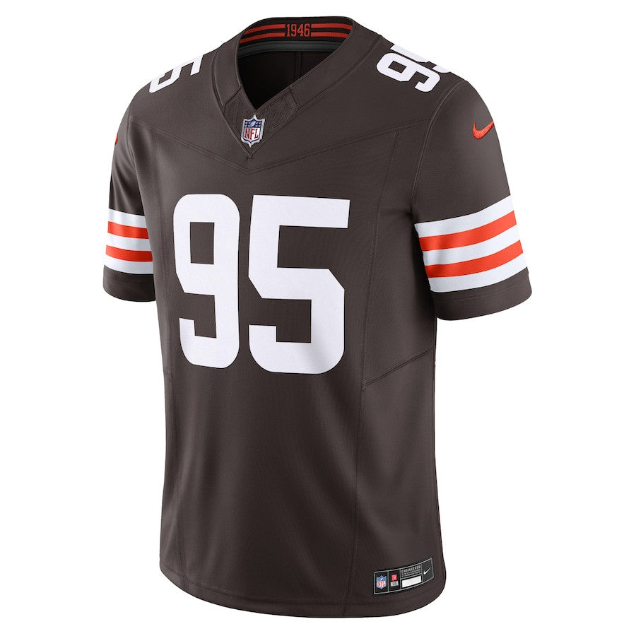 Myles Garrett Cleveland Browns Vapor F.U.S.E. Limited Jersey - Brown football jersey product view 2