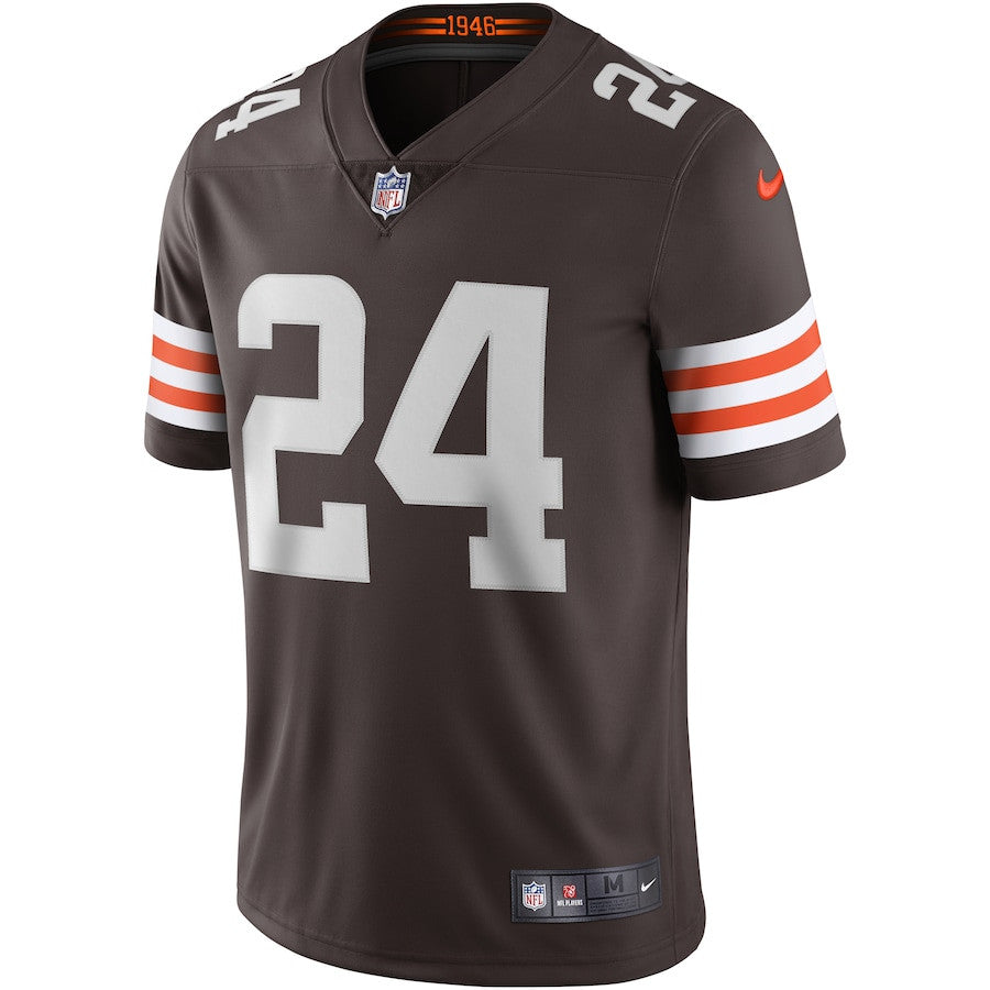 Nick Chubb Cleveland Browns Vapor Limited Jersey - Brown football jersey product view 2