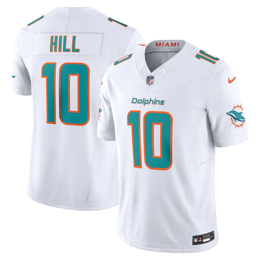 Tyreek Hill Miami Dolphins Vapor F.U.S.E. Limited Jersey - White football jersey product view 1