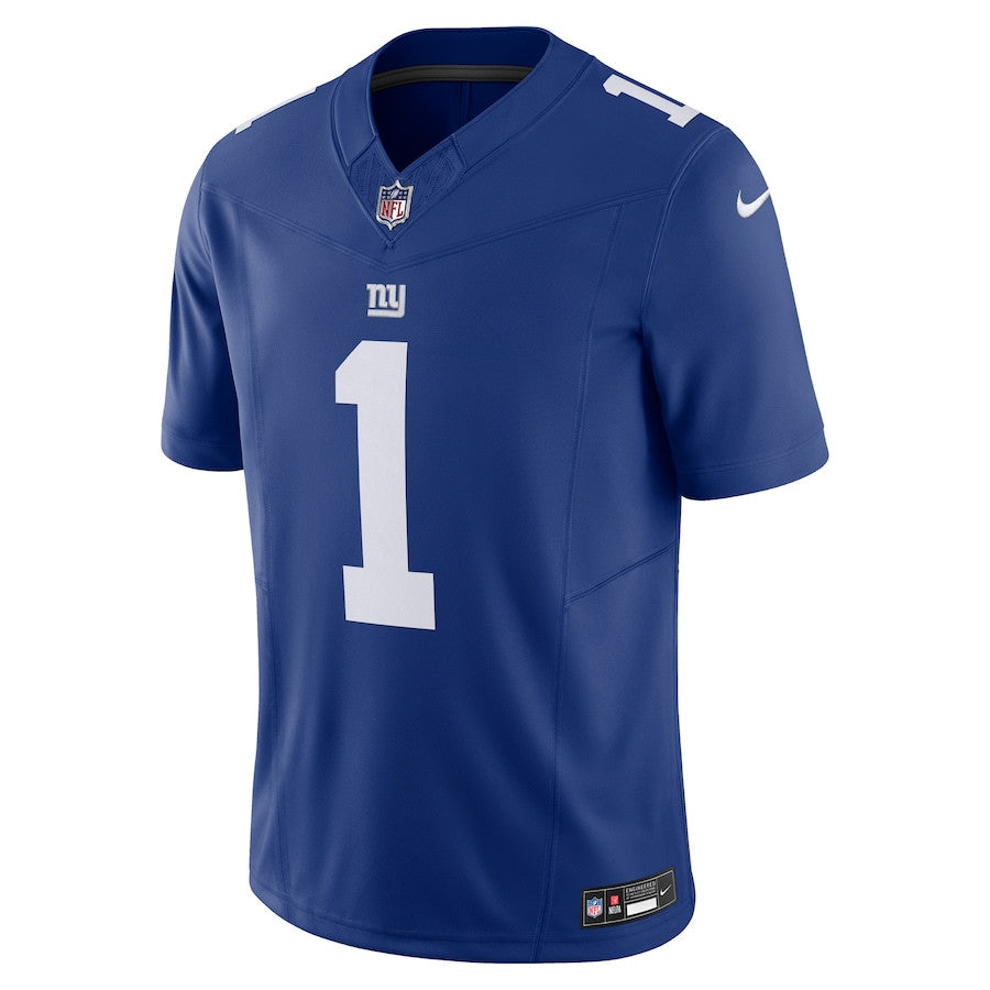 Malik Nabers New York Giants Vapor F.U.S.E. Limited Jersey - Royal football jersey product view 2