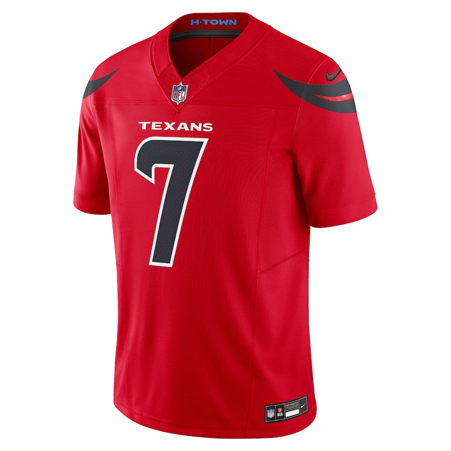 C.J. Stroud Houston Texans Alternate Vapor F.U.S.E. Limited Jersey - Red football jersey product view 2