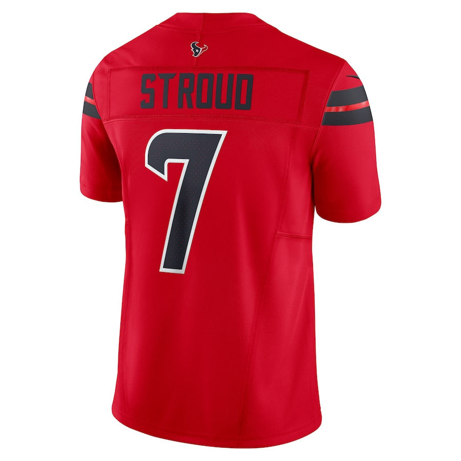 C.J. Stroud Houston Texans Alternate Vapor F.U.S.E. Limited Jersey - Red football jersey product view 3