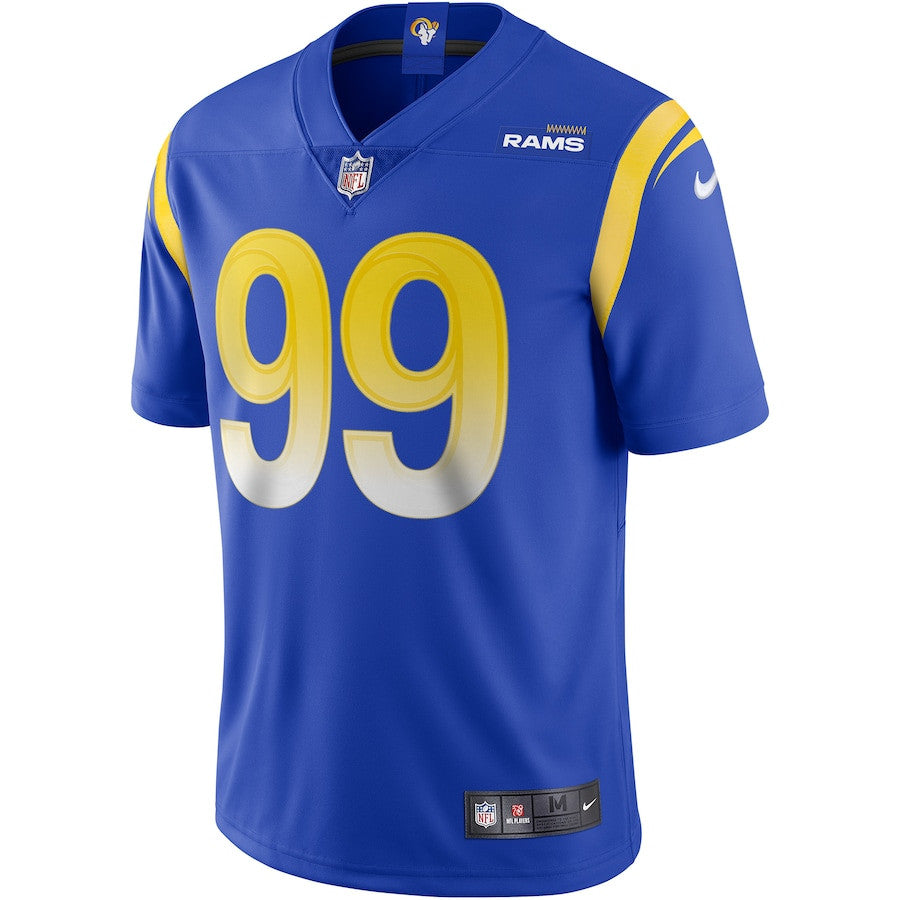 Aaron Donald Los Angeles Rams Vapor Limited Jersey - Royal football jersey product view 2