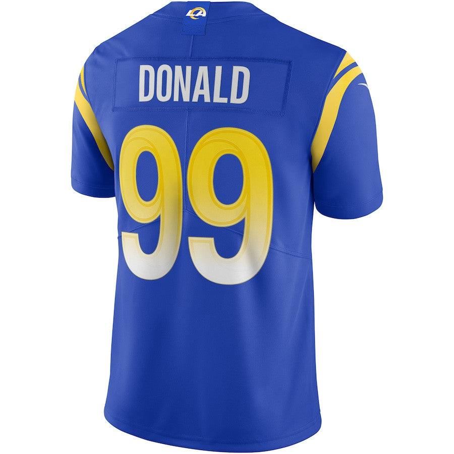 Aaron Donald Los Angeles Rams Vapor Limited Jersey - Royal football jersey product view 3