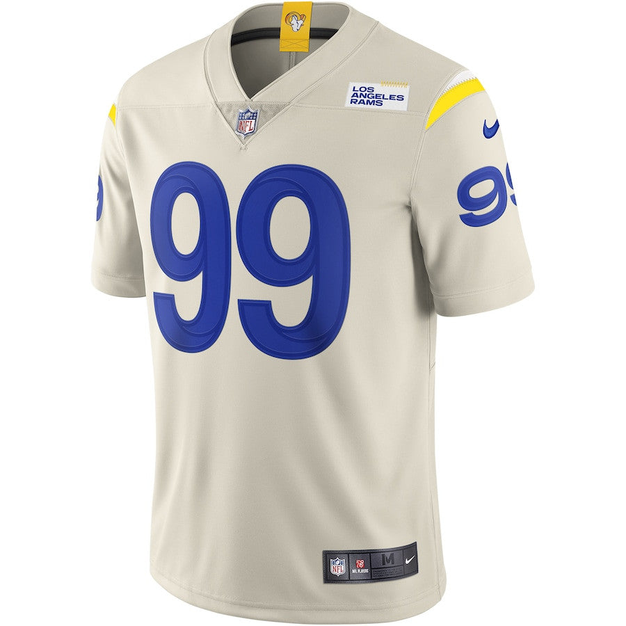 Aaron Donald Los Angeles Rams Vapor Limited Jersey - Bone football jersey product view 2