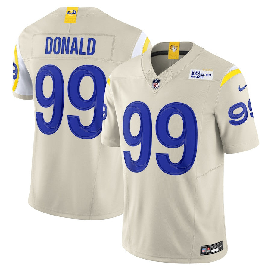 Aaron Donald Los Angeles Rams Alternate Vapor F.U.S.E. Limited Jersey - Bone football jersey product view 1