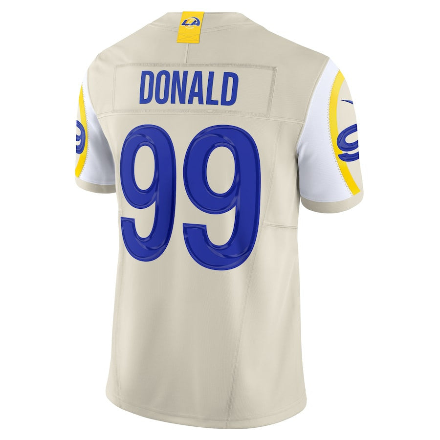 Aaron Donald Los Angeles Rams Alternate Vapor F.U.S.E. Limited Jersey - Bone football jersey product view 3