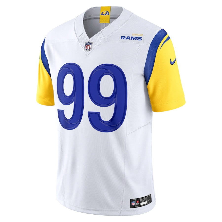 Aaron Donald Los Angeles Rams Vapor F.U.S.E. Limited Jersey - White football jersey product view 2