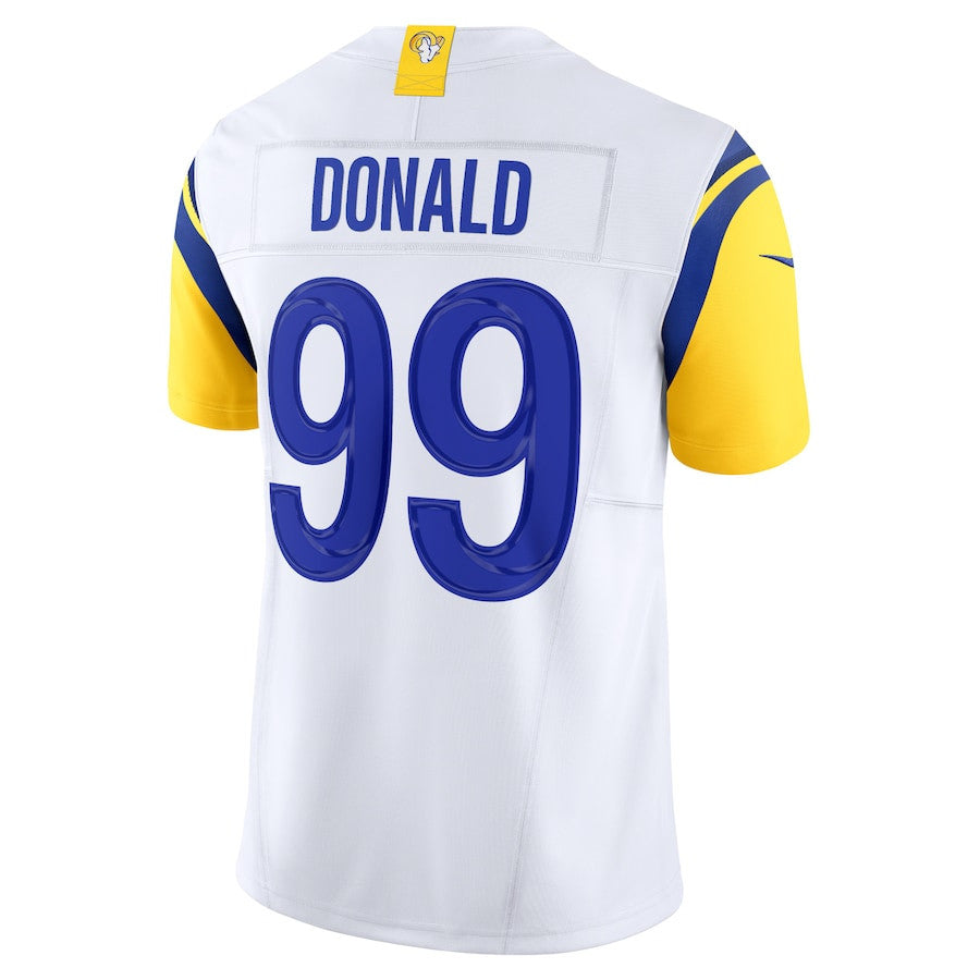 Aaron Donald Los Angeles Rams Vapor F.U.S.E. Limited Jersey - White football jersey product view 3