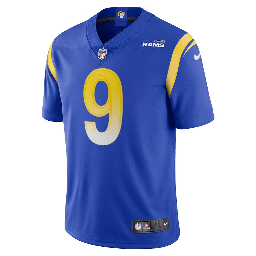Matthew Stafford Los Angeles Rams Vapor Limited Jersey - Royal football jersey product view 1