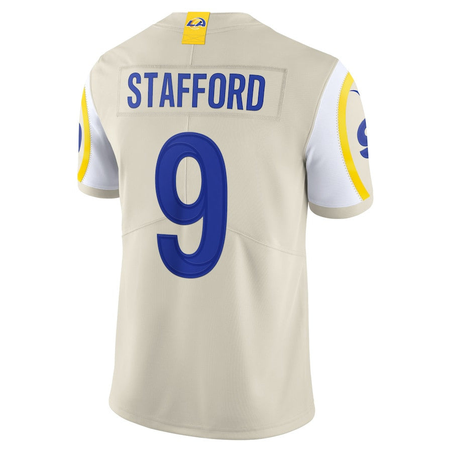 Matthew Stafford Los Angeles Rams Vapor Limited Jersey - Bone football jersey product view 3
