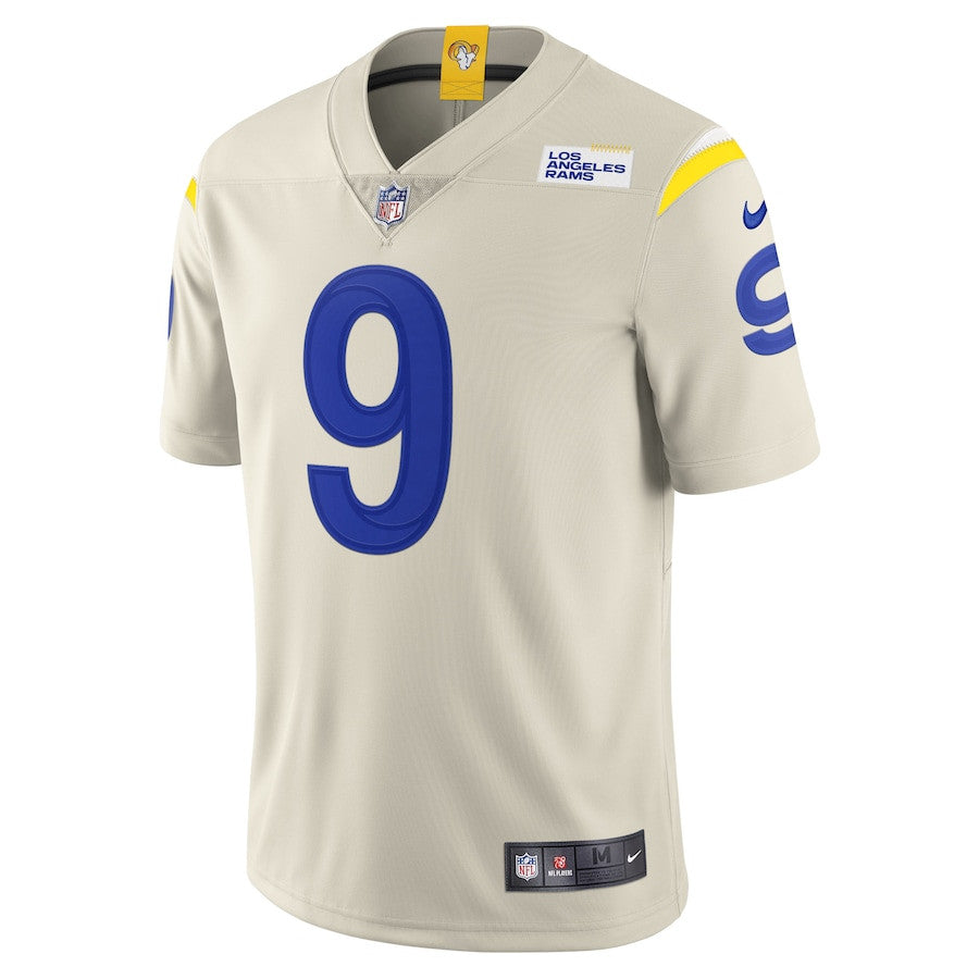 Matthew Stafford Los Angeles Rams Vapor Limited Jersey - Bone football jersey product view 2