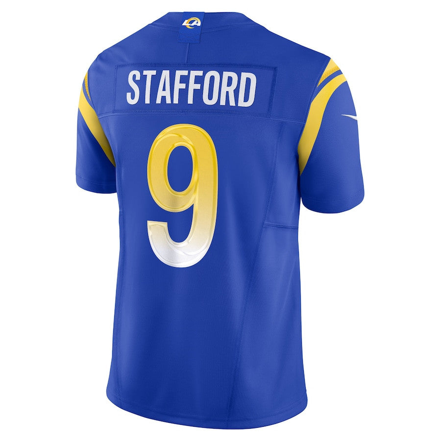 Matthew Stafford Los Angeles Rams Vapor F.U.S.E. Limited Jersey - Royal football jersey product view 3