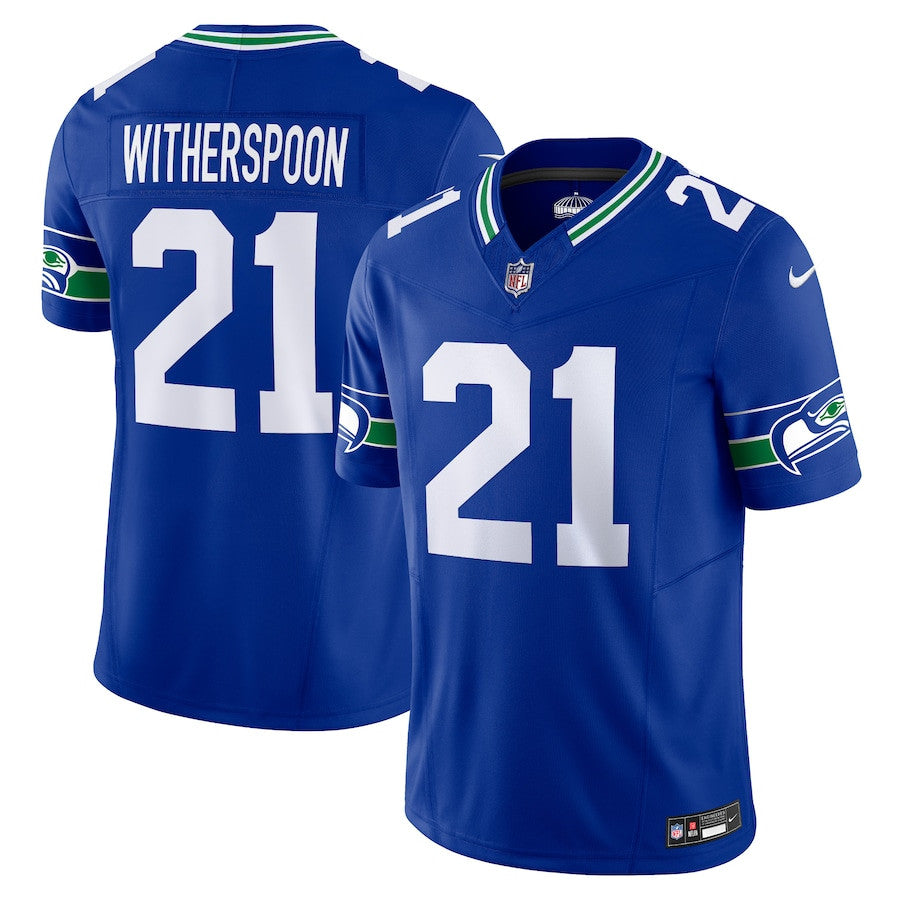Devon Witherspoon Seattle Seahawks Alternate Vapor F.U.S.E. Limited Jersey - Royal football jersey product view 1