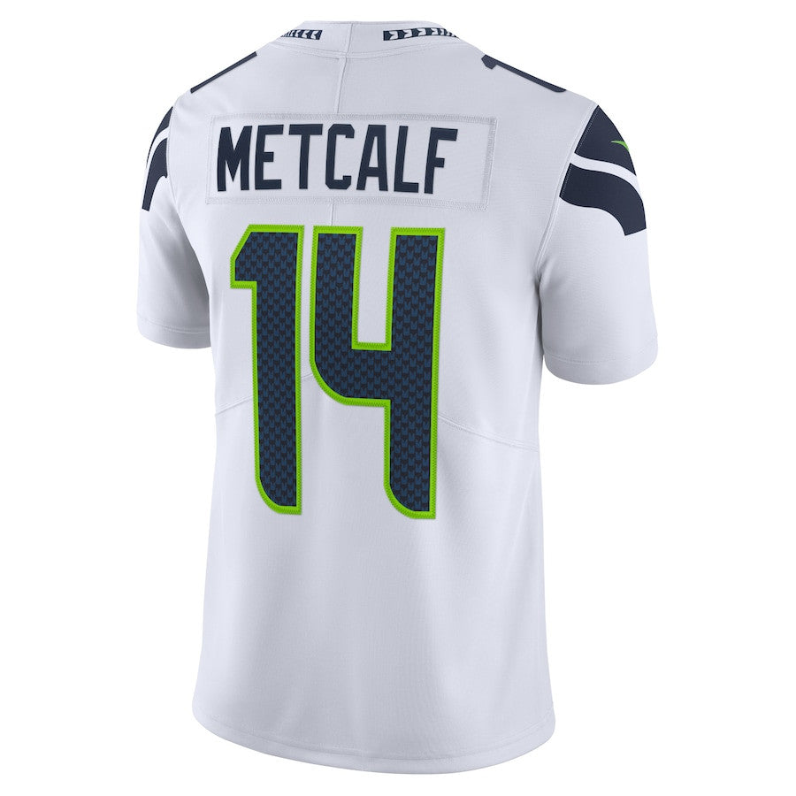 DK Metcalf Seattle Seahawks Vapor Limited Jersey - White football jersey product view 2