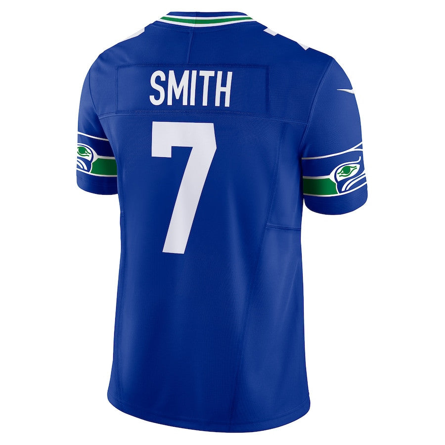 Geno Smith Seattle Seahawks Alternate Vapor F.U.S.E. Limited Jersey - Royal football jersey product view 3