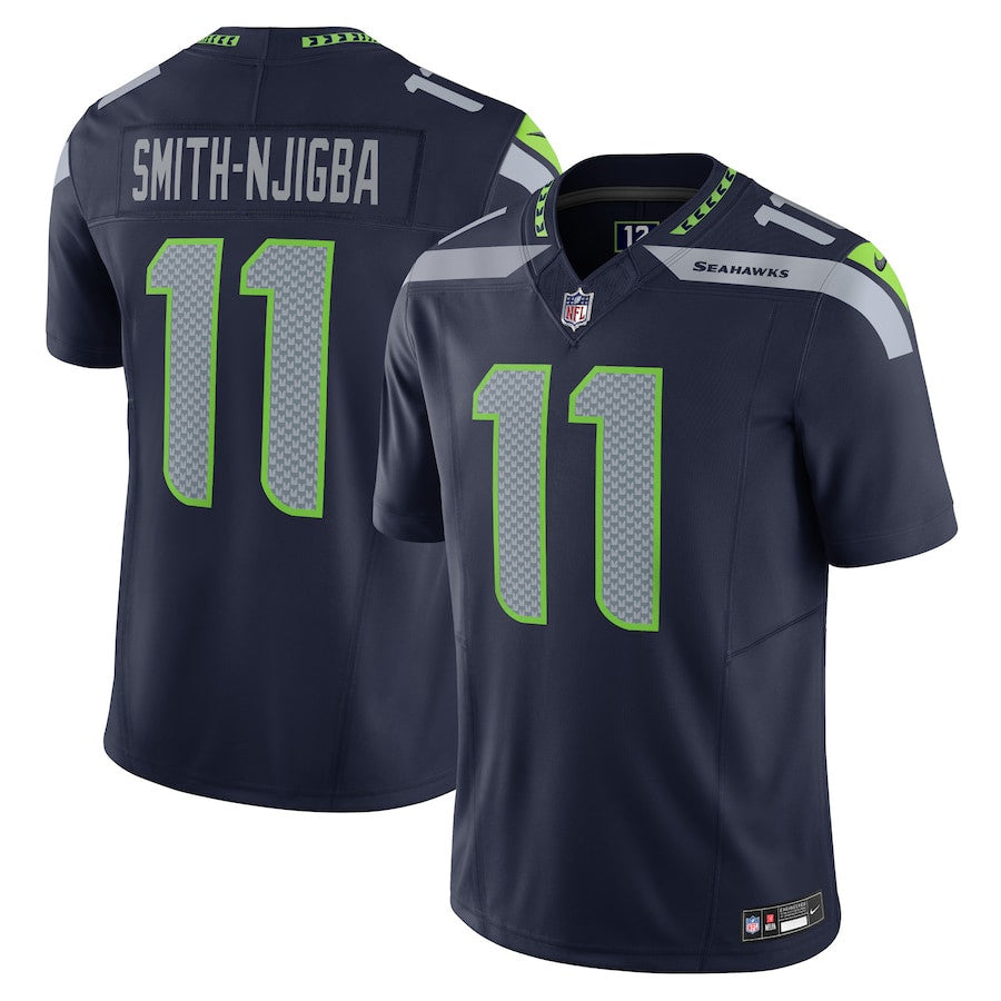 Jaxon Smith-Njigba Seattle Seahawks Vapor F.U.S.E. Limited Jersey - Navy football jersey product view 1