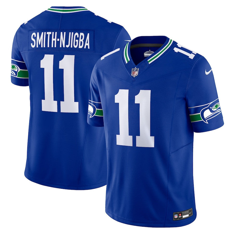 Jaxon Smith-Njigba Seattle Seahawks Alternate Vapor F.U.S.E. Limited Jersey - Royal football jersey product view 1
