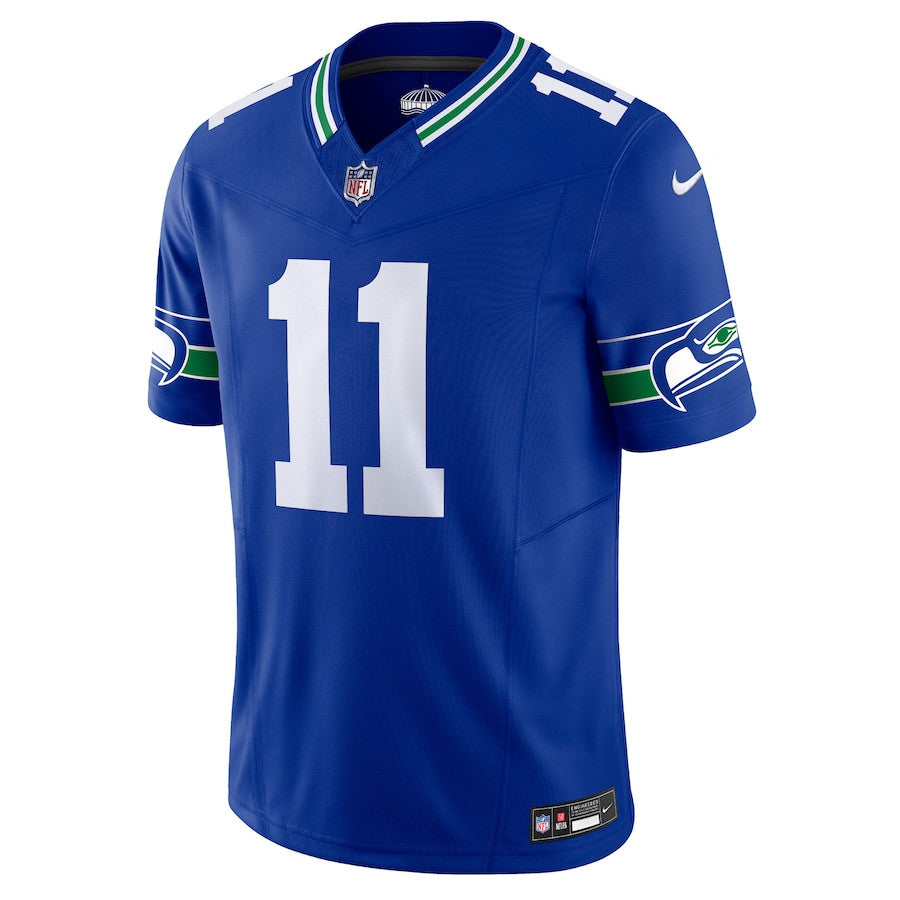 Jaxon Smith-Njigba Seattle Seahawks Alternate Vapor F.U.S.E. Limited Jersey - Royal football jersey product view 2