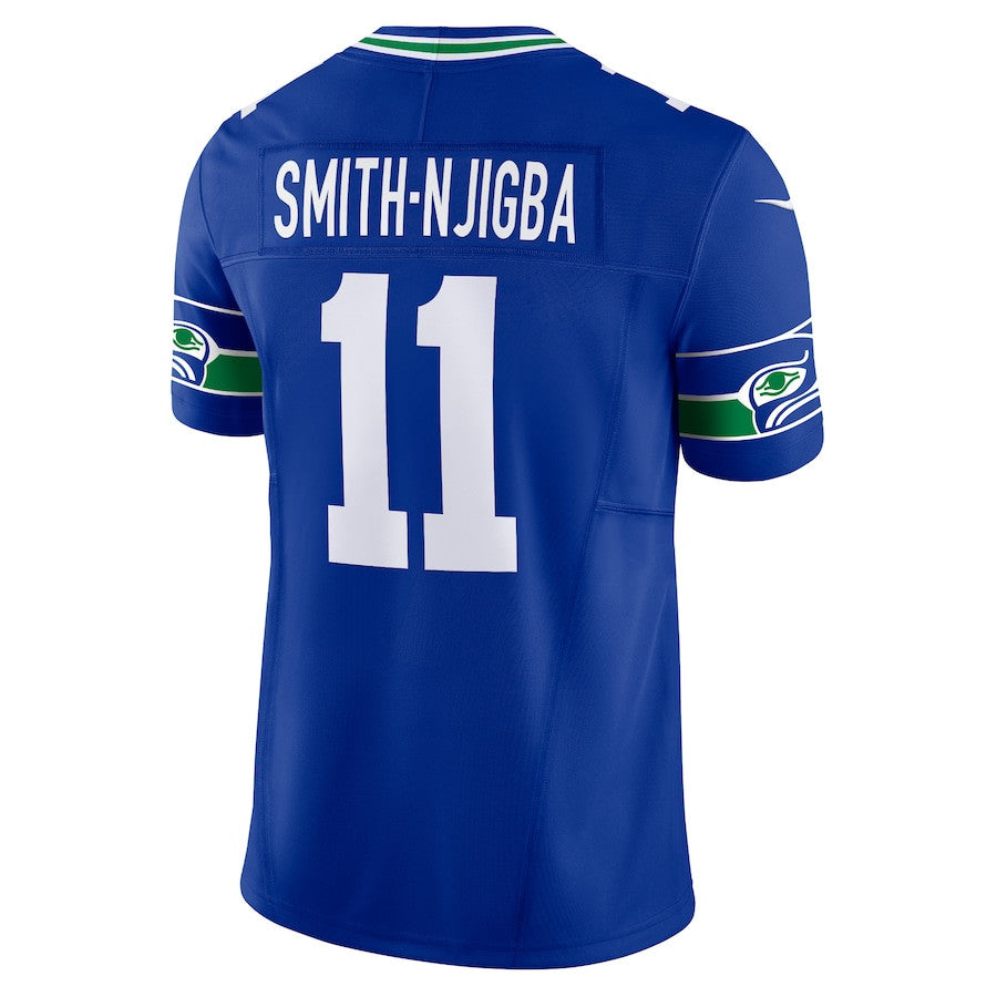 Jaxon Smith-Njigba Seattle Seahawks Alternate Vapor F.U.S.E. Limited Jersey - Royal football jersey product view 3