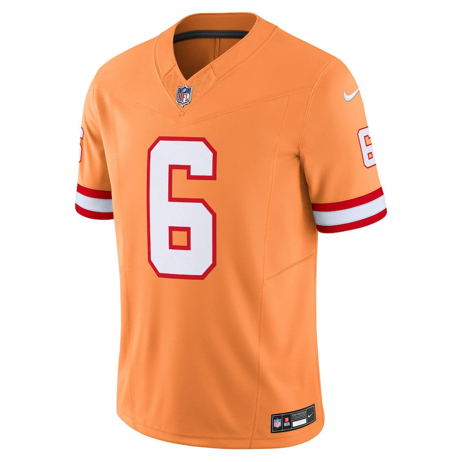 Baker Mayfield Tampa Bay Buccaneers 2nd Alternate Vapor F.U.S.E. Limited Jersey - Orange football jersey product view 2