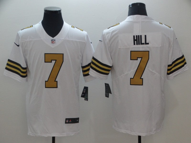 Men's New Orleans Saints Taysom Hill White Player Game Jersey football jersey product view 1