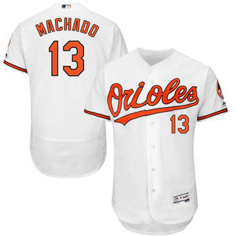 Manny Machado Baltimore Orioles Mens White jersey baseball jersey product view 1