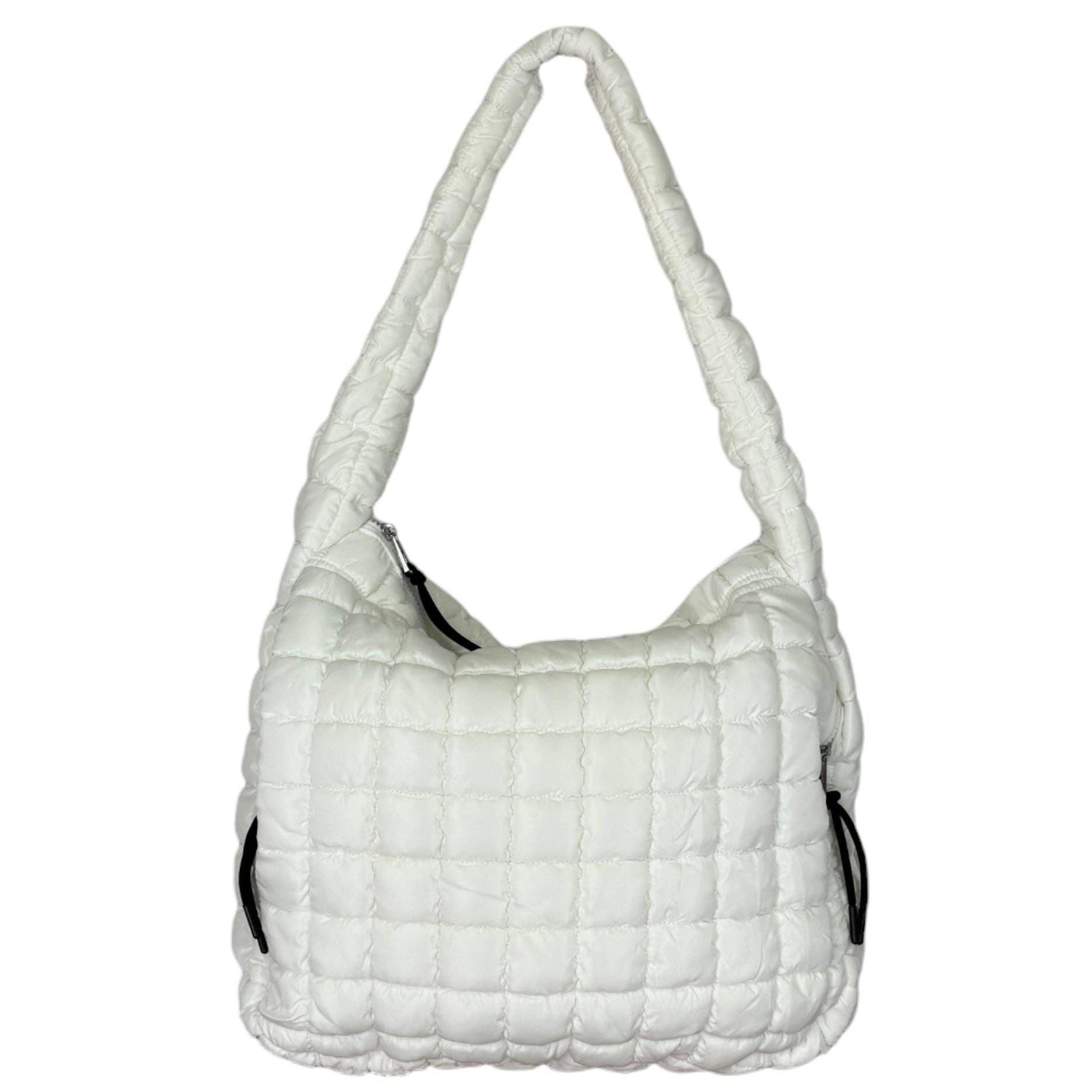 GZ-4171 Puffer Quilted Handbag White Unisex T-shirt, Sweatshirt, Hoodie, Long Sleeve Tee - T-Shirt, Sweatshirt, Hoodie