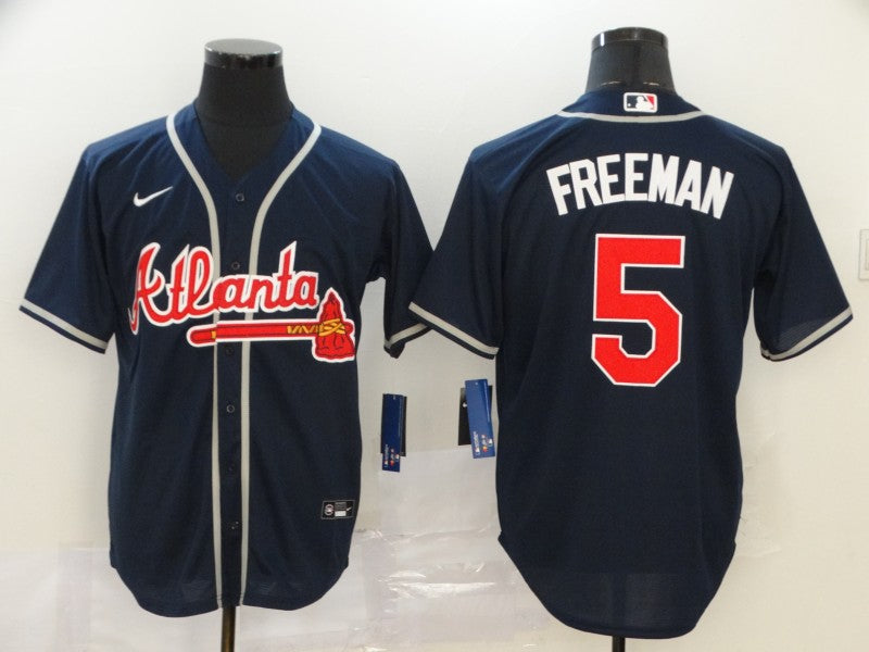 Men's Atlanta Braves Freedie Freeman MLB White Replica Jersey baseball jersey product view 1