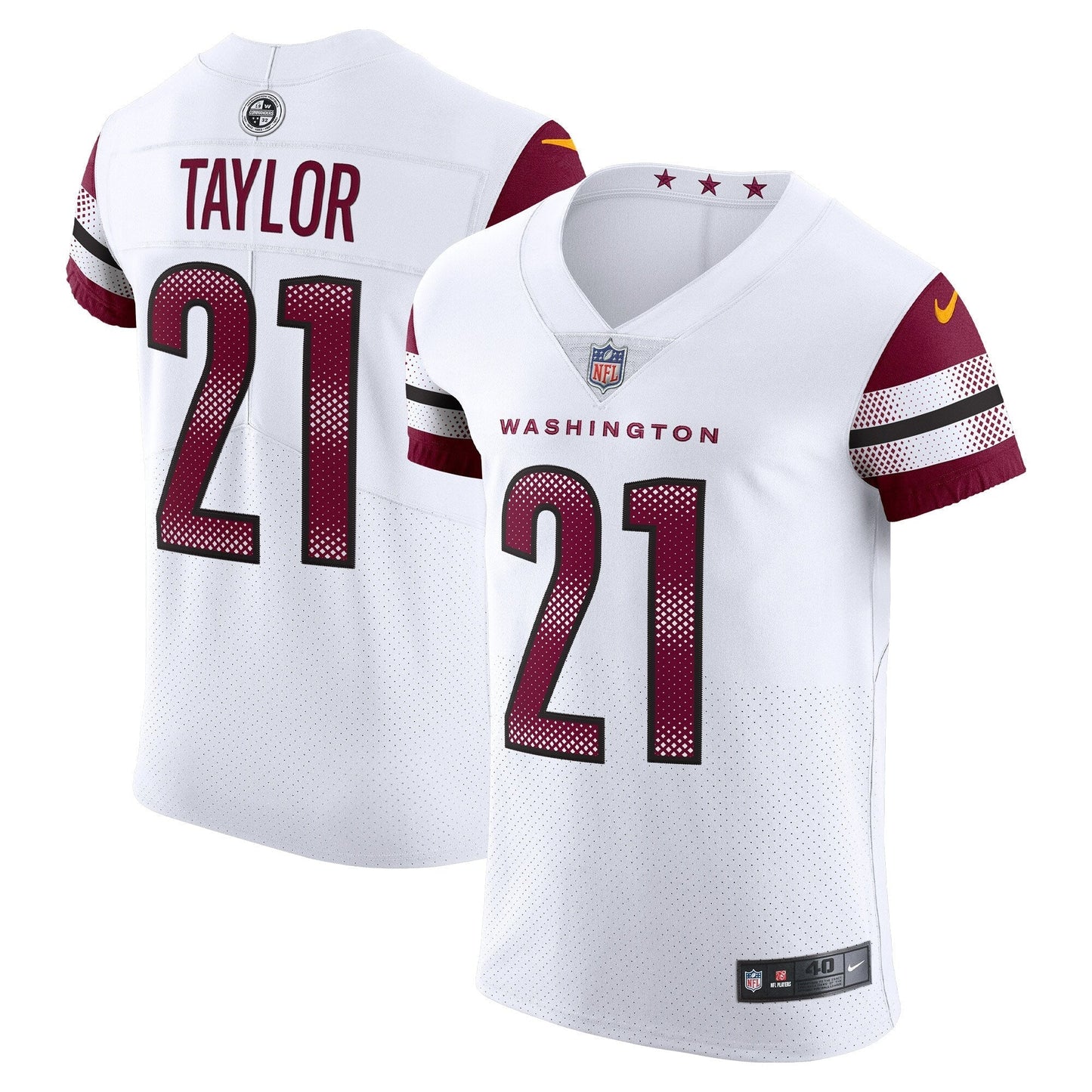 Washington Commanders Sean Taylor White Vapor Elite Retired Player Jersey football jersey product view 1