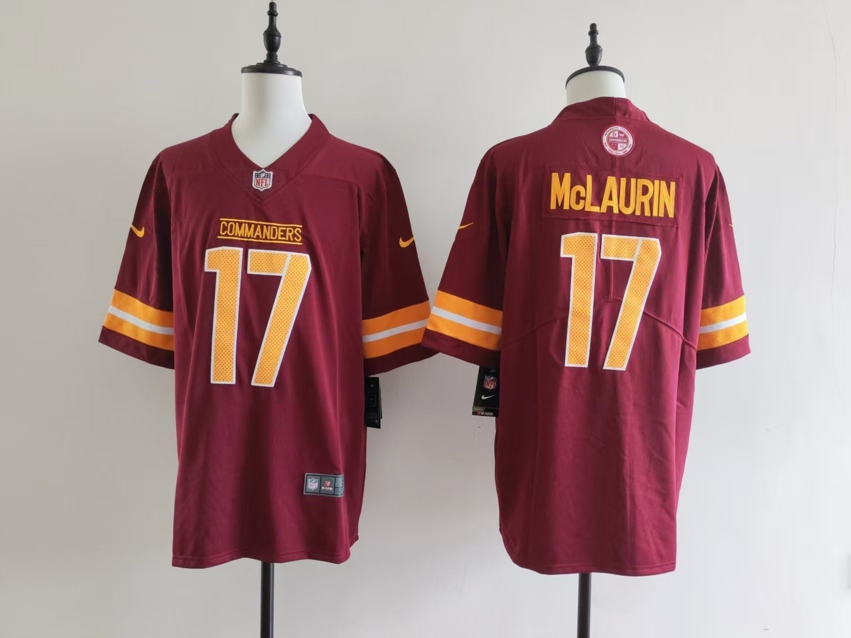 Men's Washington Redskins Terry McLaurin Jersey-Red football jersey product view 1