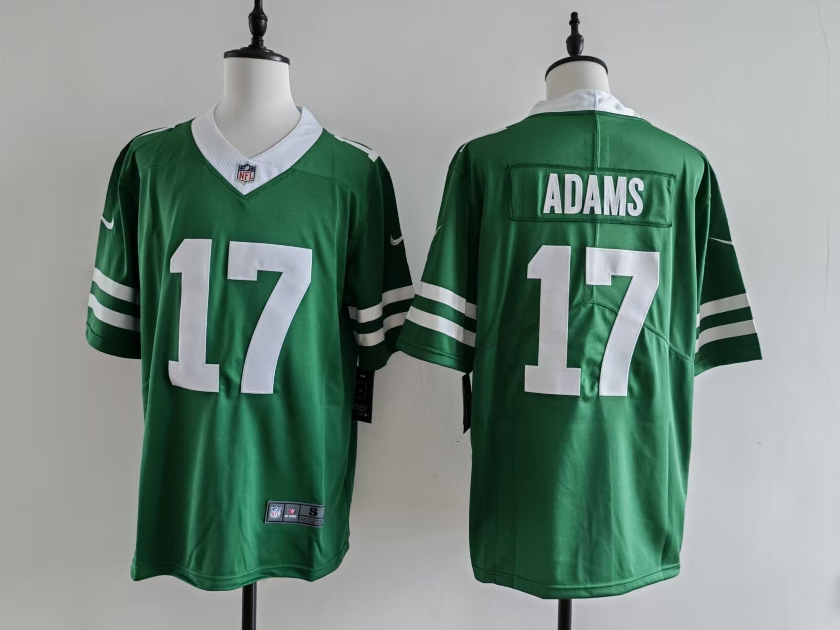 Men's New York Jets Davante Adams Jersey-Green football jersey product view 1
